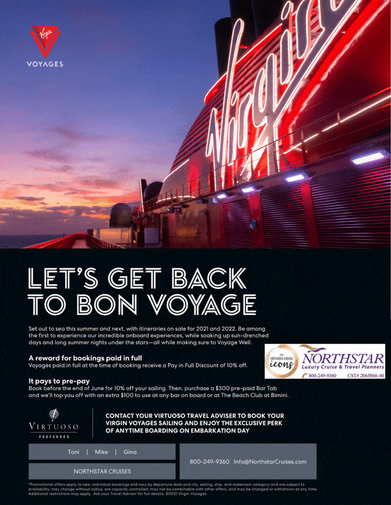 Virgin Voyages - Get Back To Bon Voyage