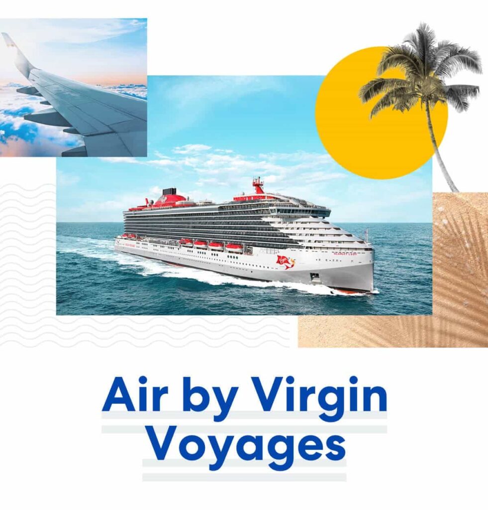 Land on top with Air by Virgin Voyages 