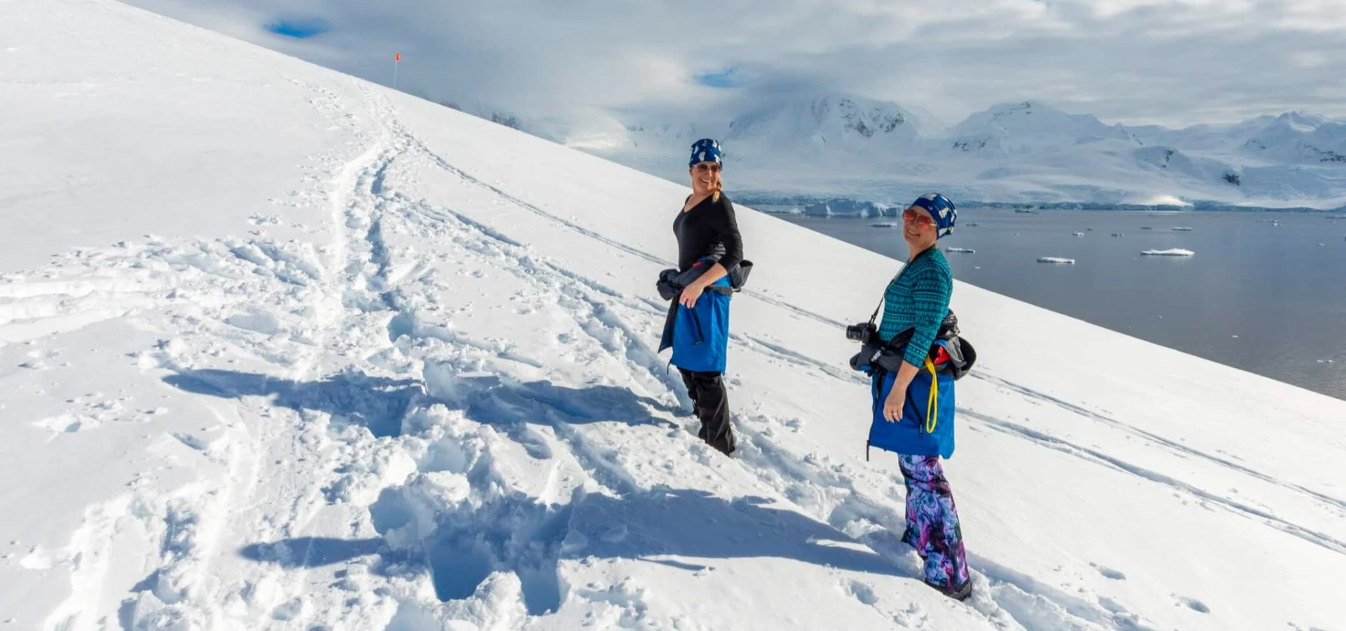 Antarctica with Aurora Expeditions: Antarctic Women's expedition fly the drake approach guides content experience.