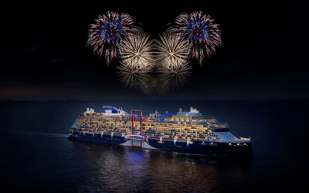 Celebrity Cruises - Celebrity Edge Night Fireworks