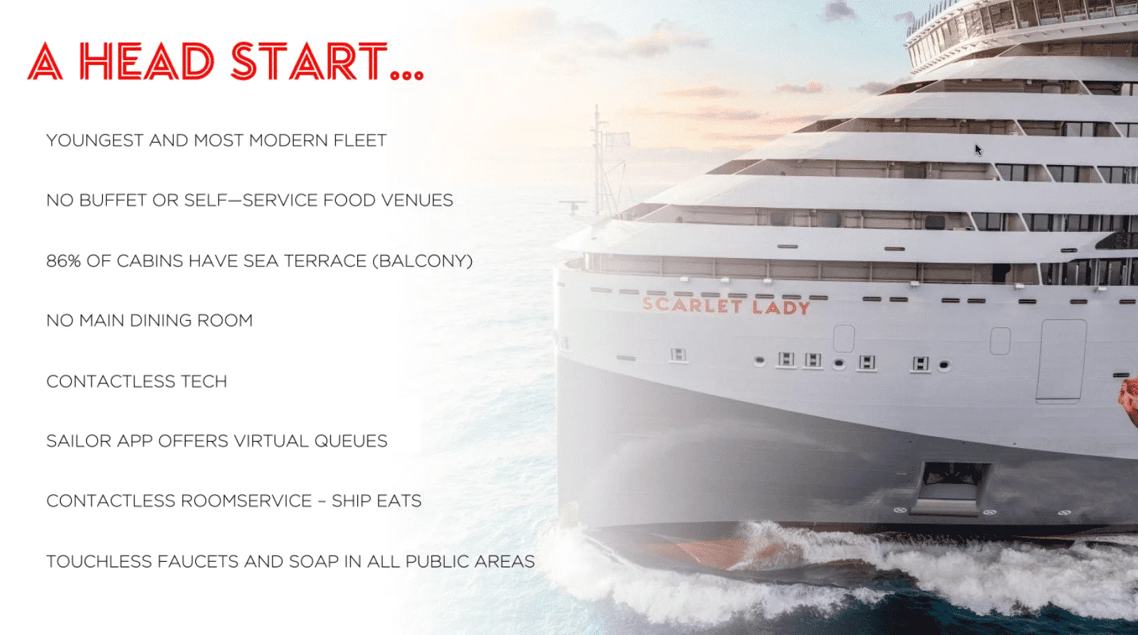 Virgin Voyages - Healthy Scarlet Lady