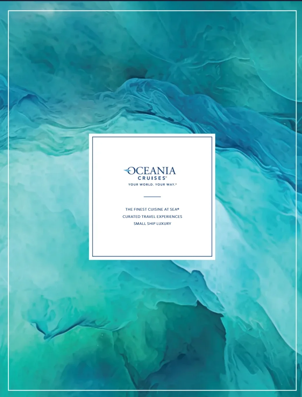 Oceania Cruises brochure