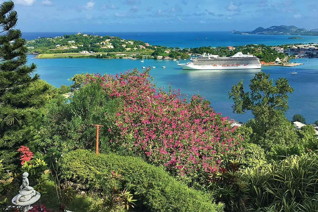 Oceania Cruises at a port - to experience OLife™