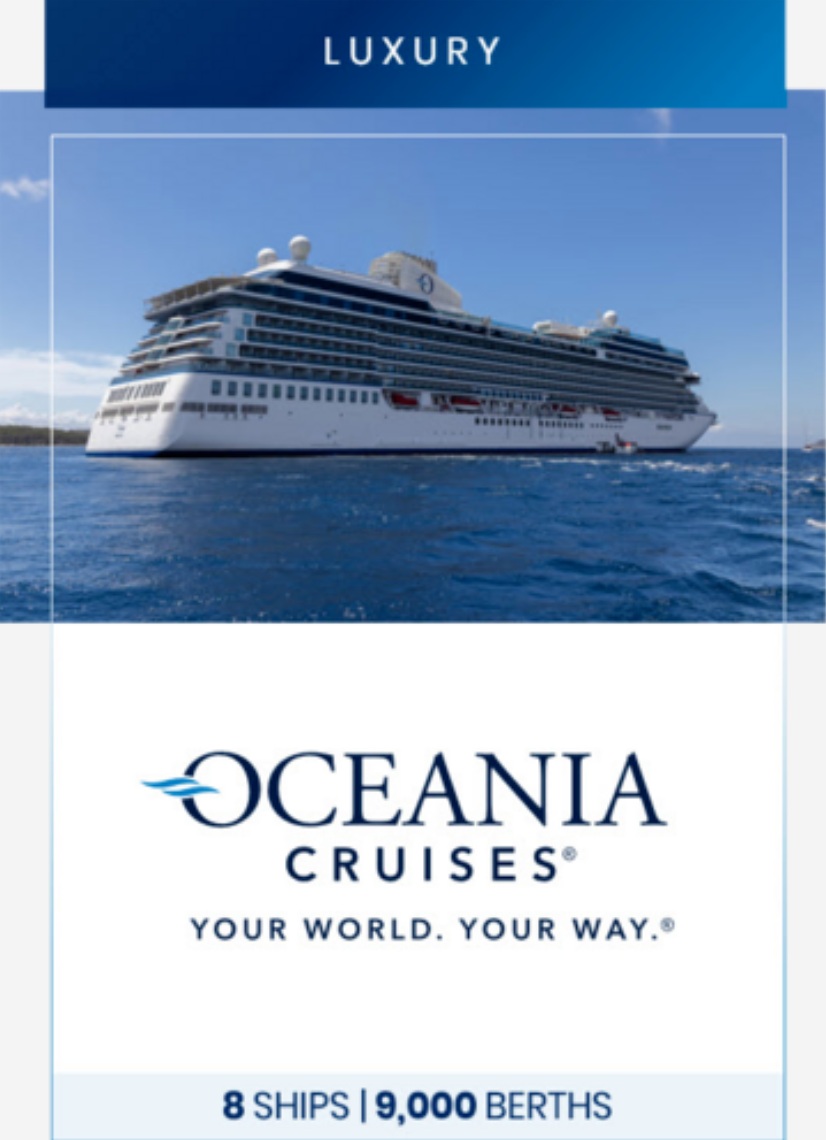 Oceania Cruises Family - Your Owrld, Your Way